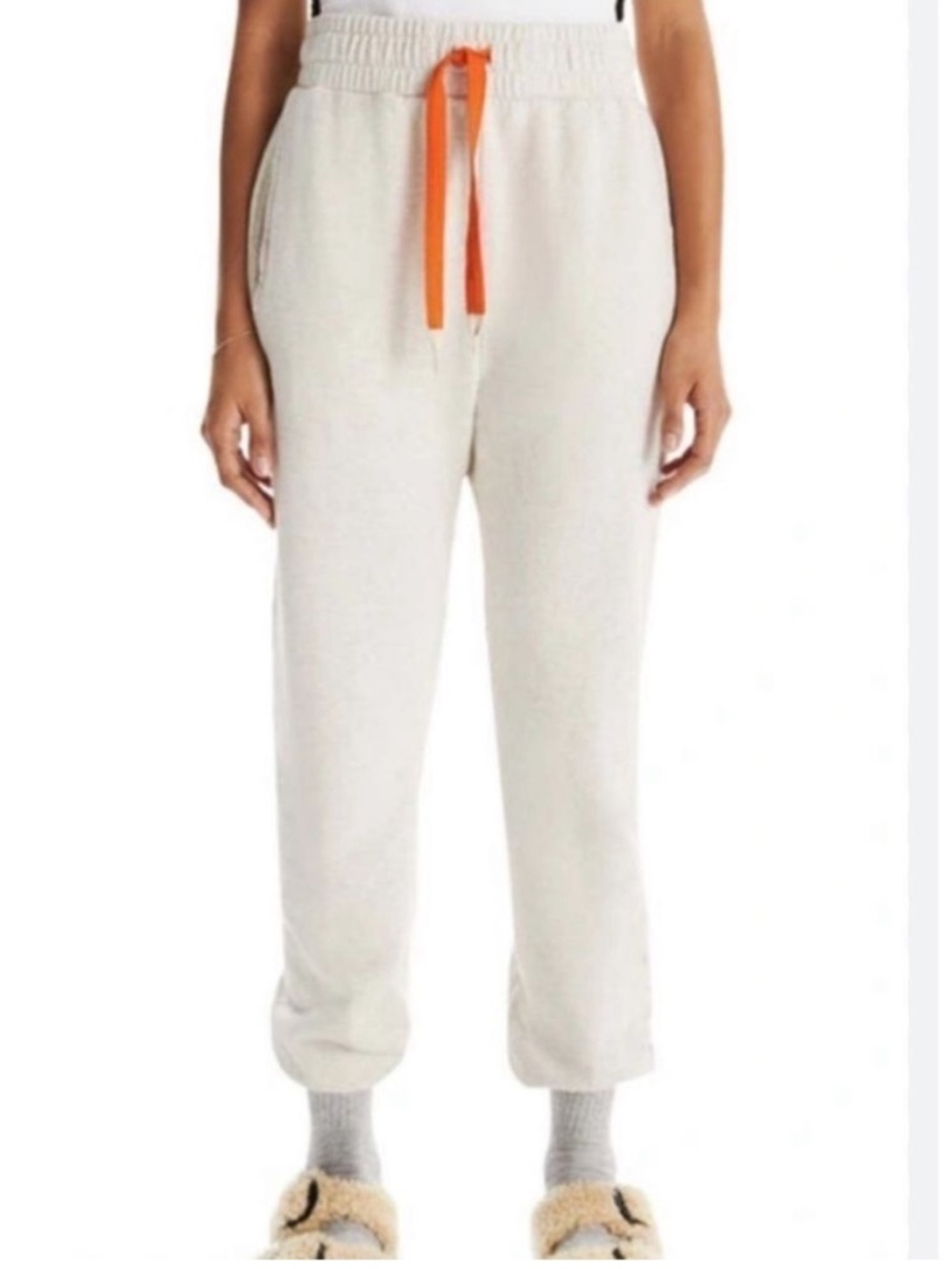 MOTHER Knockout Joggers with Orange Drawstring - Picture 3 of 8